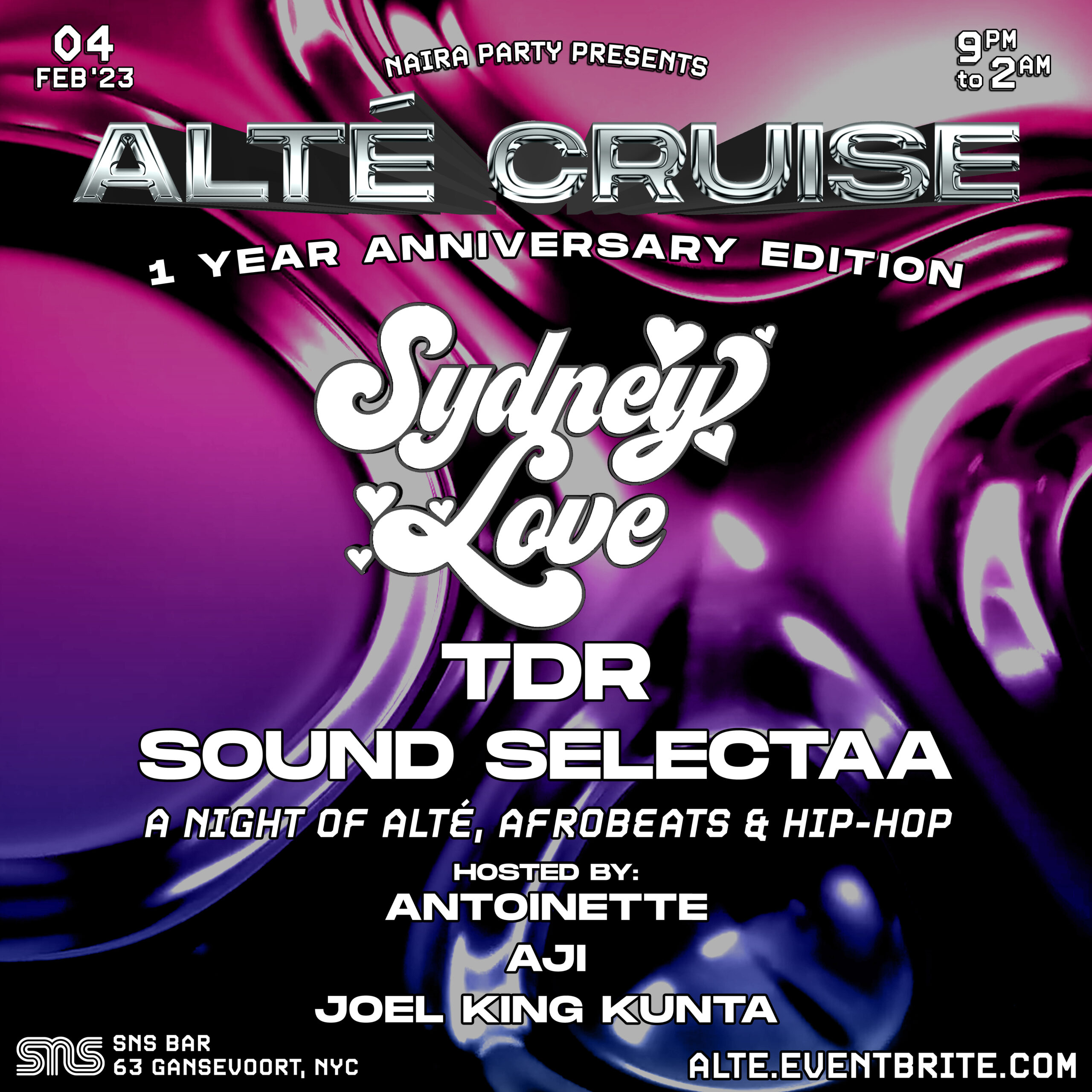 Alte Cruise Party Anniversary by NAIRA