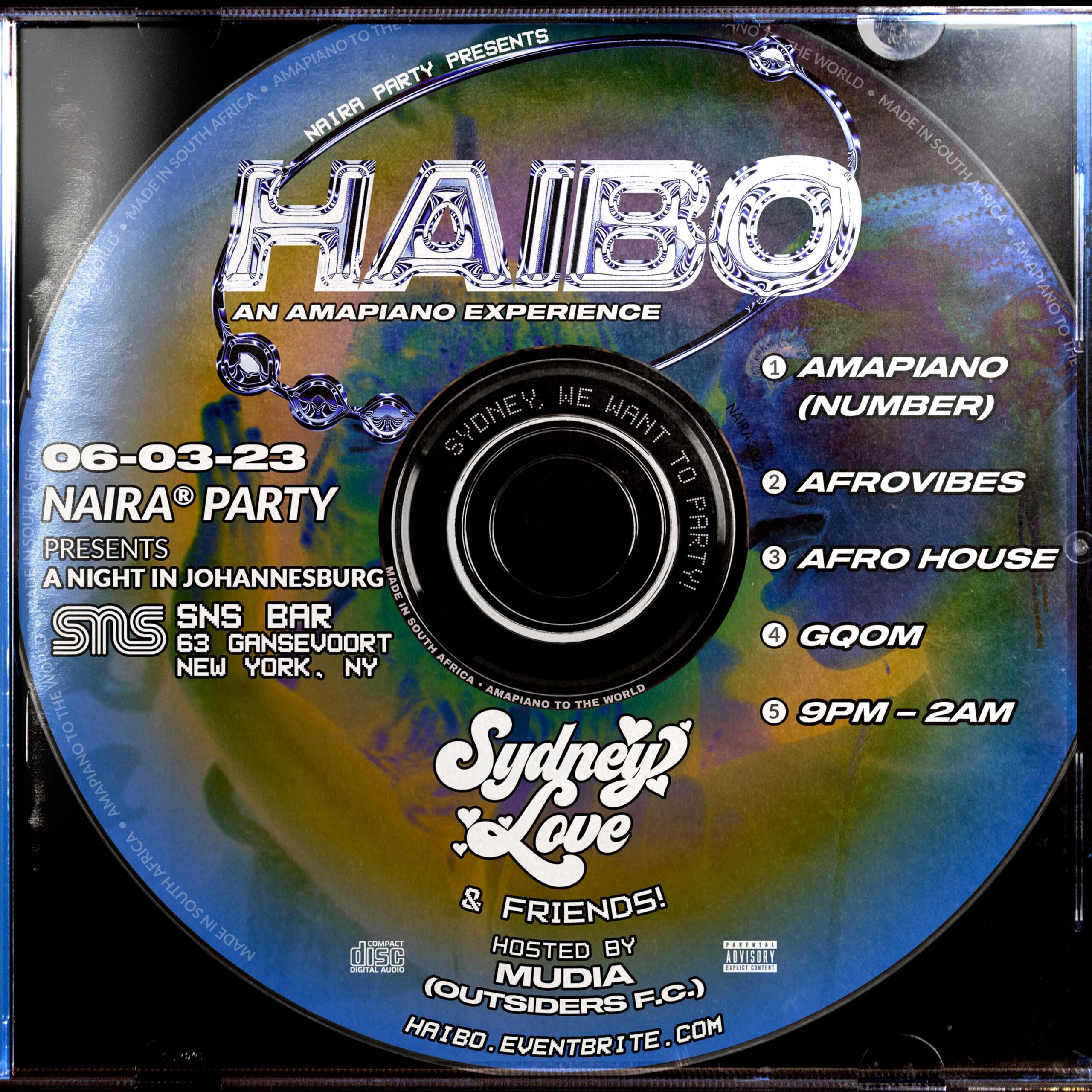 HAIBO! by NAIRA Party June 3rd 2023 DJ Sydney Love