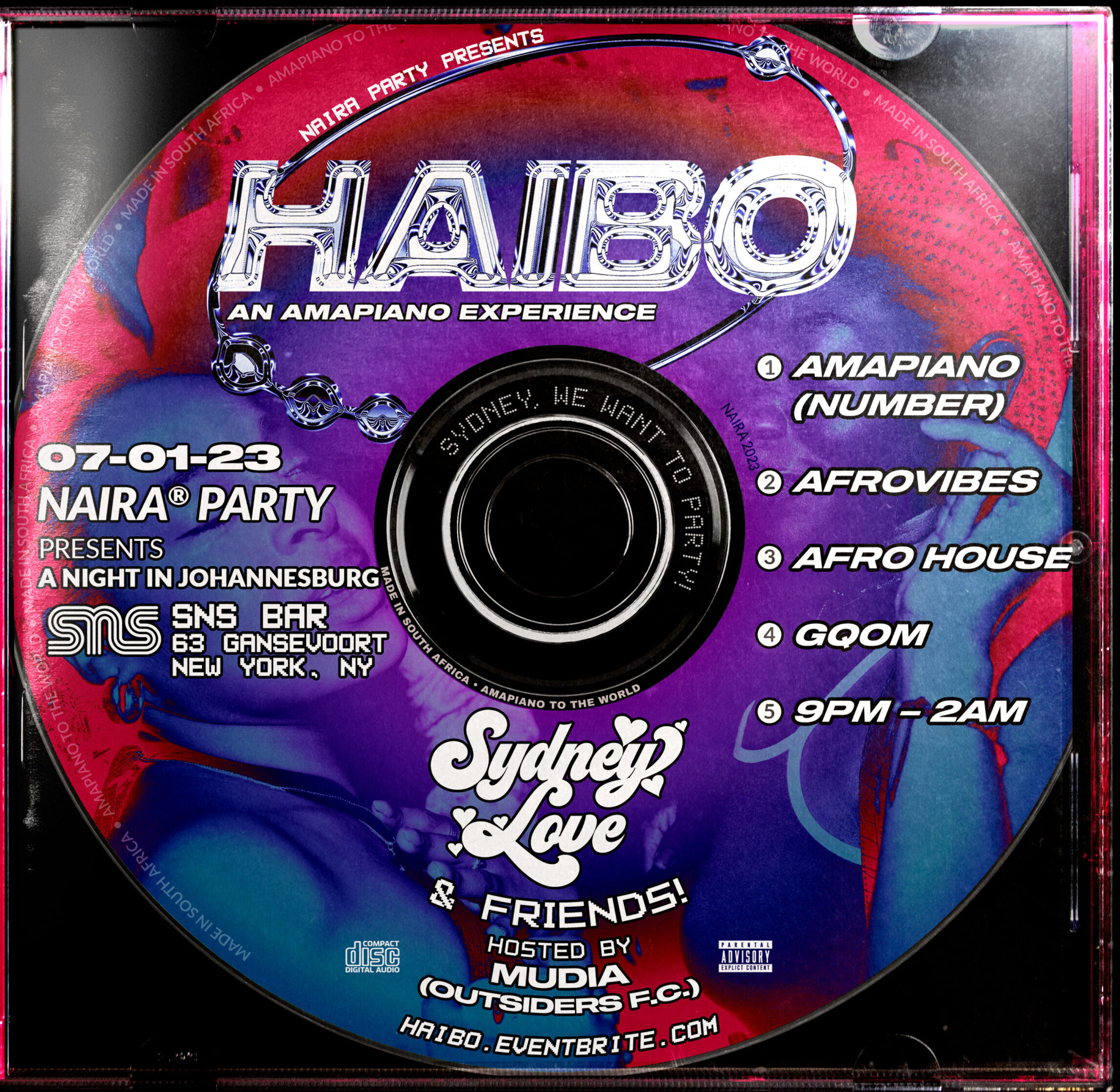 HAIBO! by NAIRA Party July 1st 2023 DJ Sydney Love