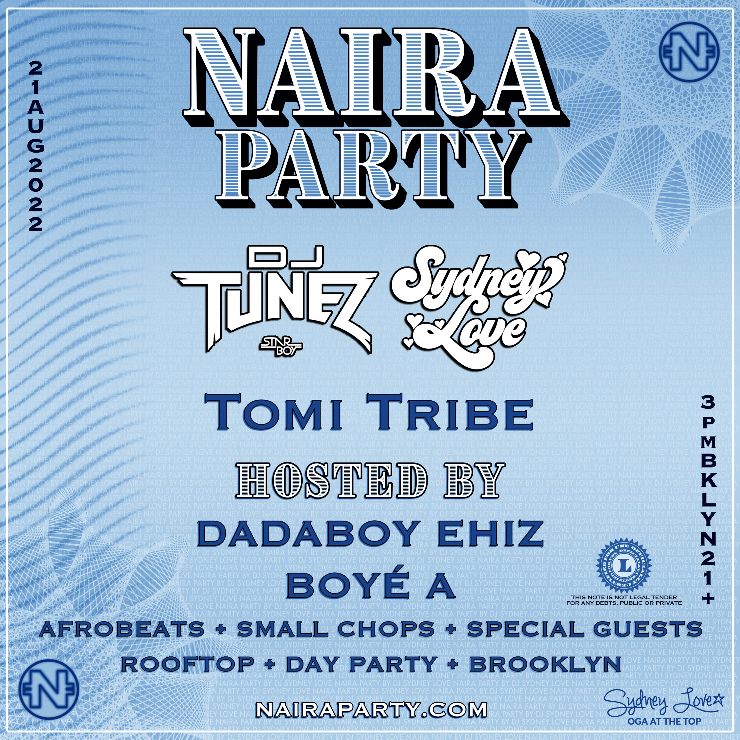 naira 2022 flyer Hx