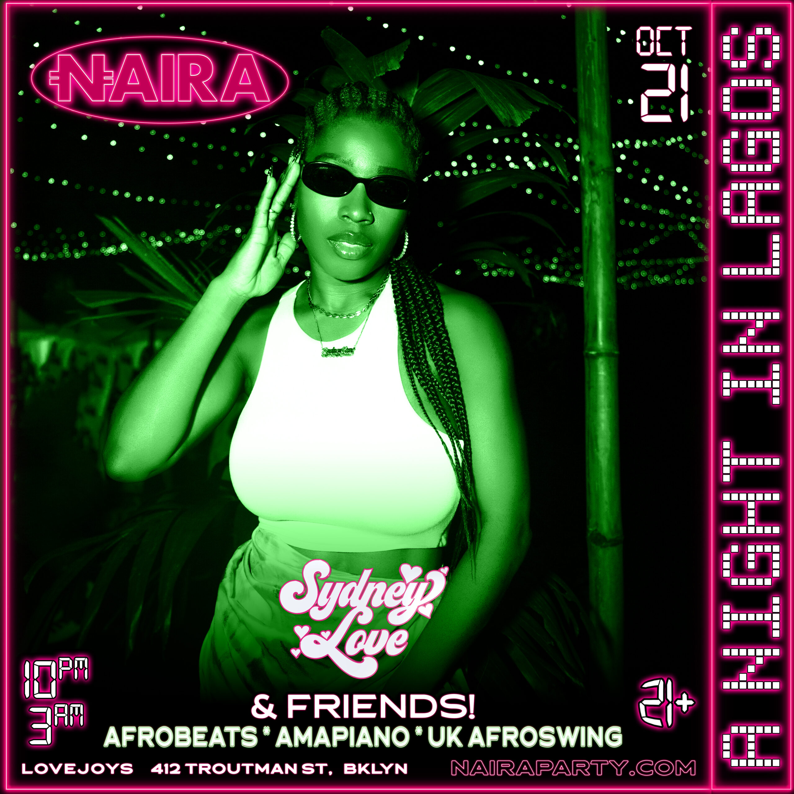 NAIRA PARTY OCTOBER 21 2023 SEASON FINALE by DJ Sydney Love Best Afrobeats Party NYC New York City American Nigerian Event